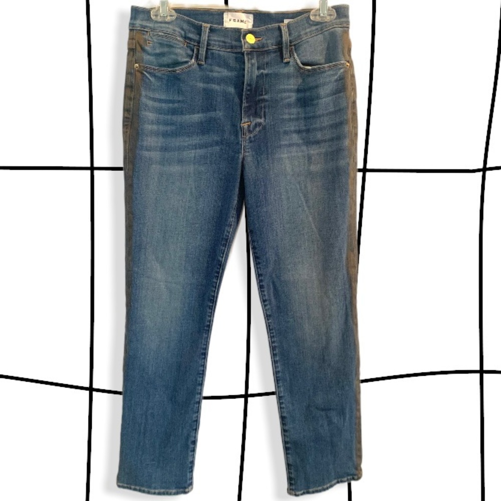Frame le high straight jean